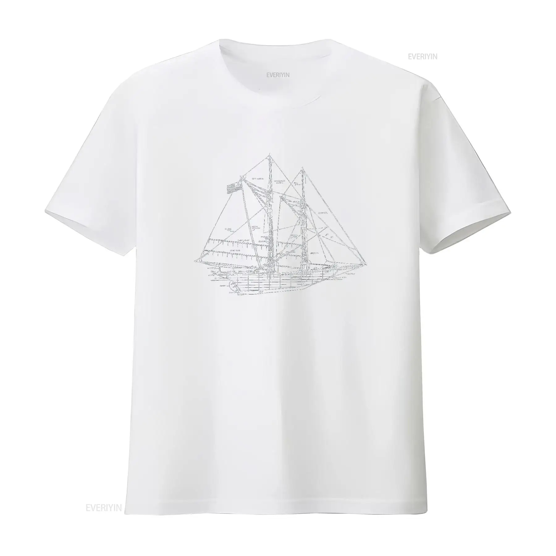 Sailing Vintage Blueprint Sail - огляд і ціна Vintage Yacht Fashion