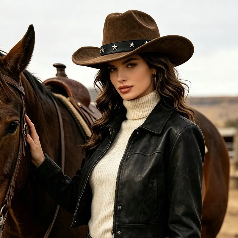 Women Hot Sale Wide Brim Cowbo - огляд і ціна Vintage Fashion Eu