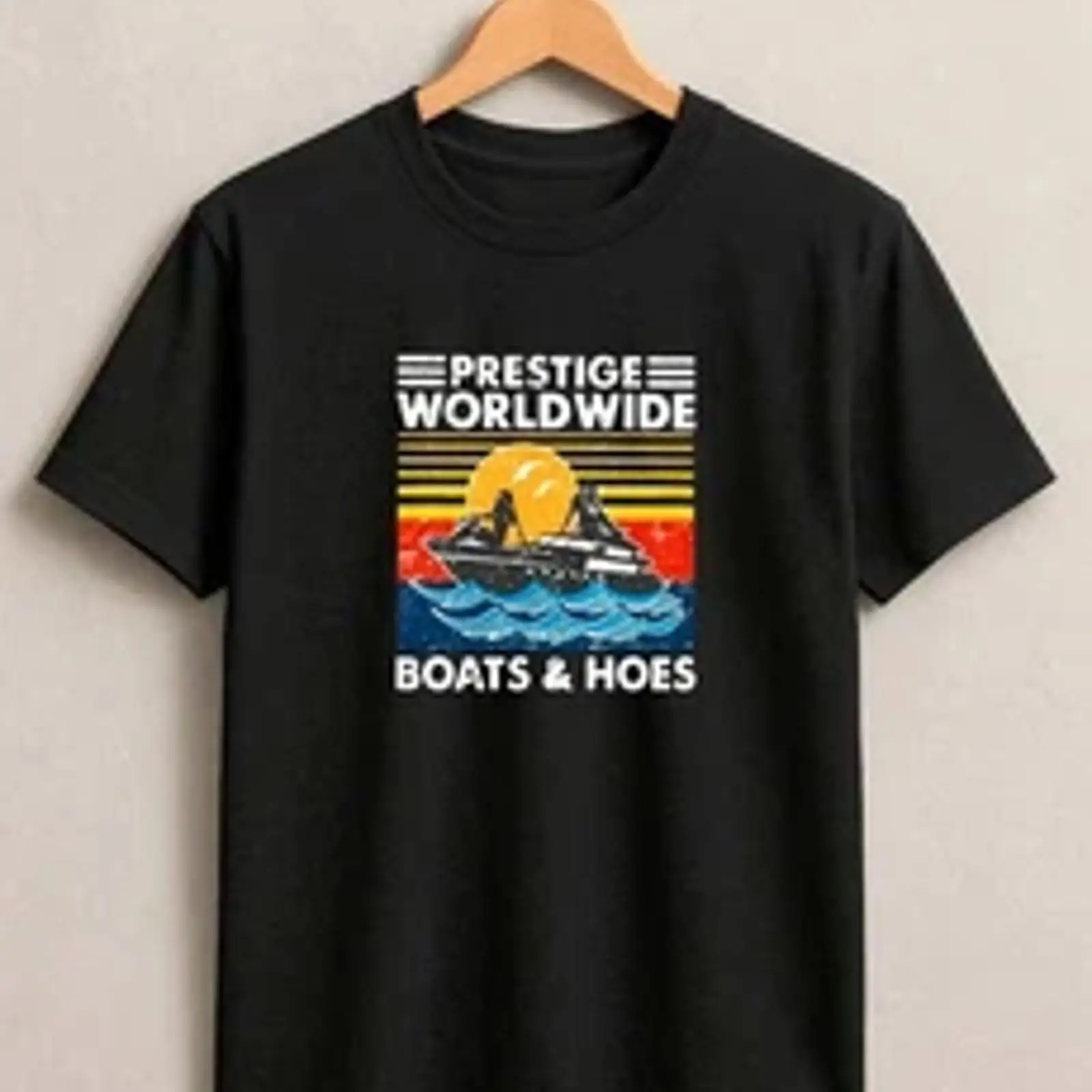 Retro Yacht Sunset T Shirt Boa - огляд і ціна Vintage Yacht Fashion