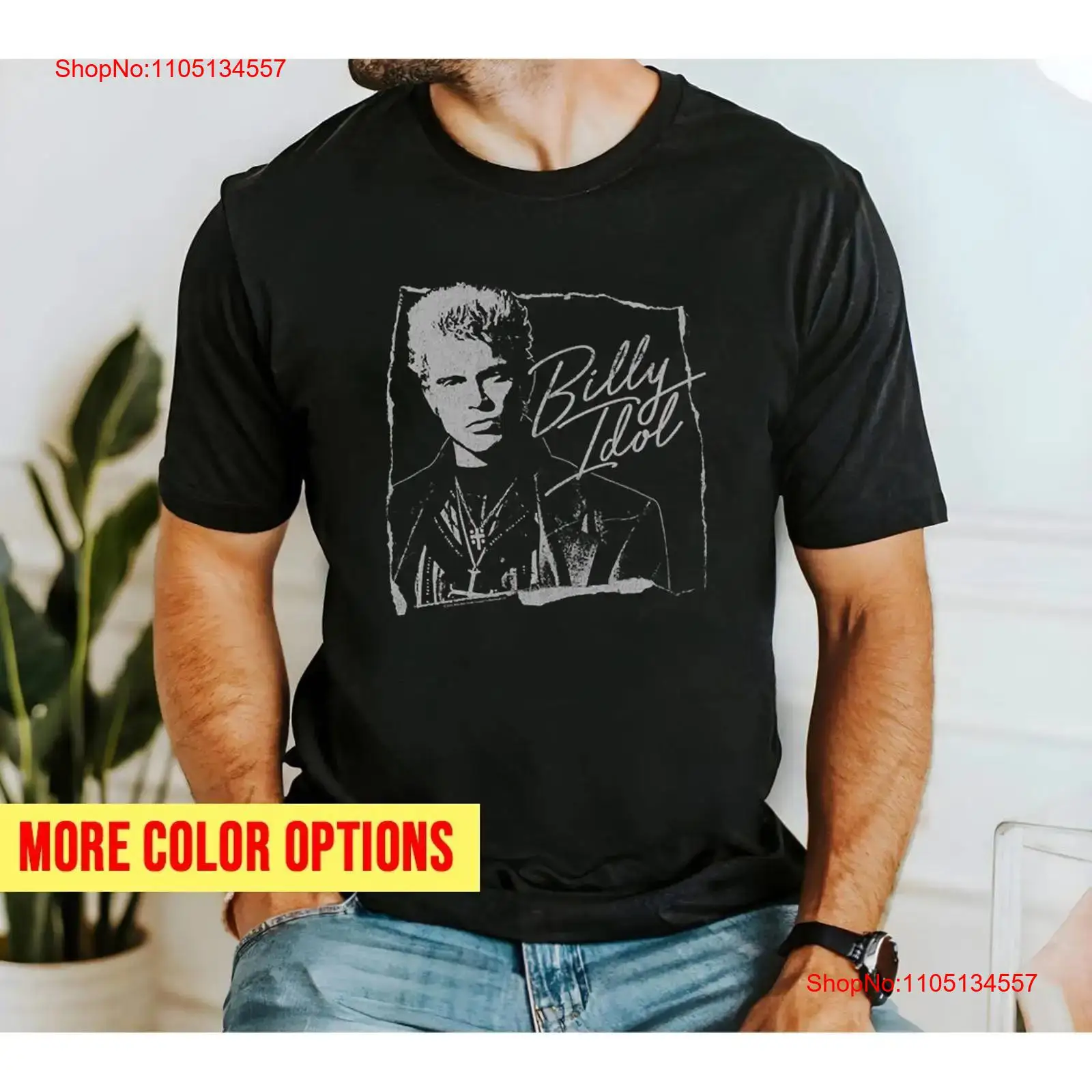 Billy Idol Torn and Cursive  T - огляд і ціна Vintage Fashion Wear