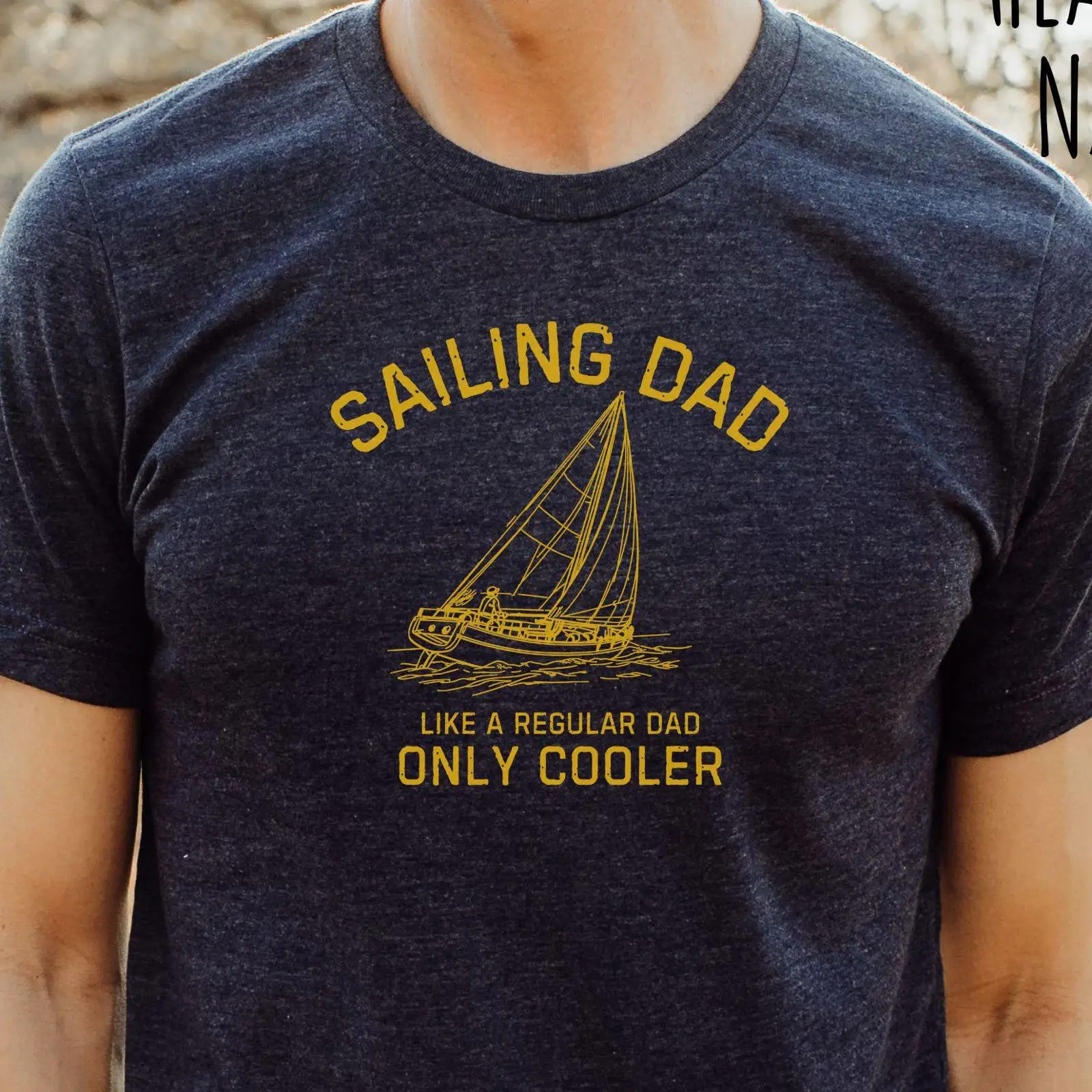 Sailing Dad T Shirt Funny Sail - огляд і ціна Vintage Yacht Fashion