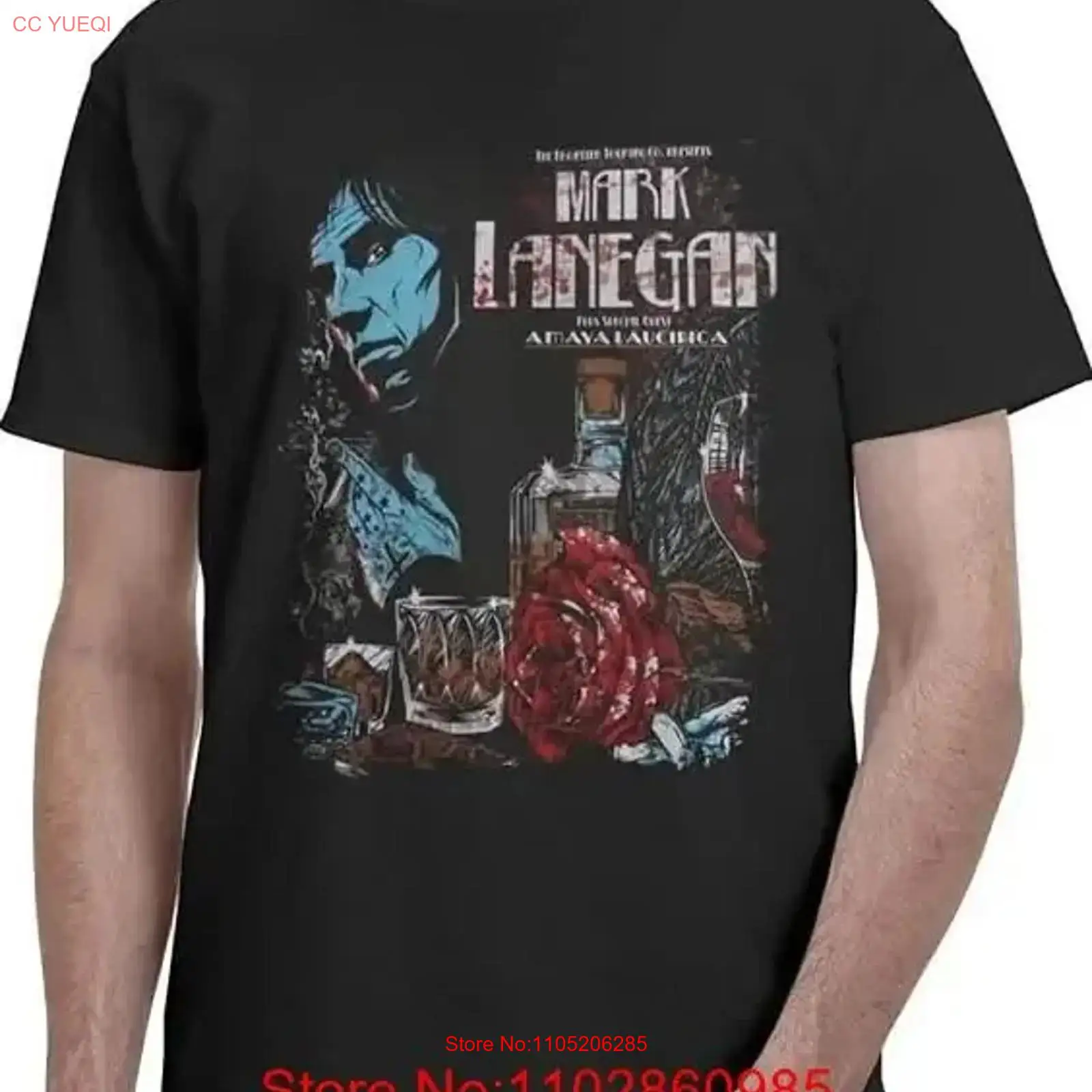 Mark Lanegan T Shirt Heavy Cot - огляд і ціна Vintage Fashion Wear