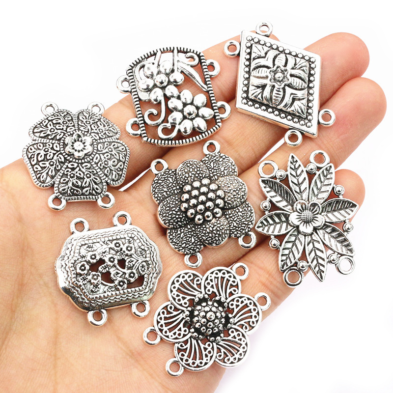 10pcs Antique Silver Color Vin - огляд і ціна Vintage Fashion Jewelry Necklaces
