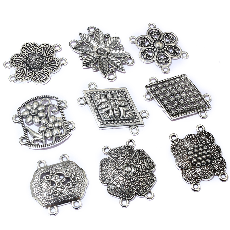 10pcs Antique Silver Color Vin - огляд і ціна Vintage Fashion Jewelry Necklaces