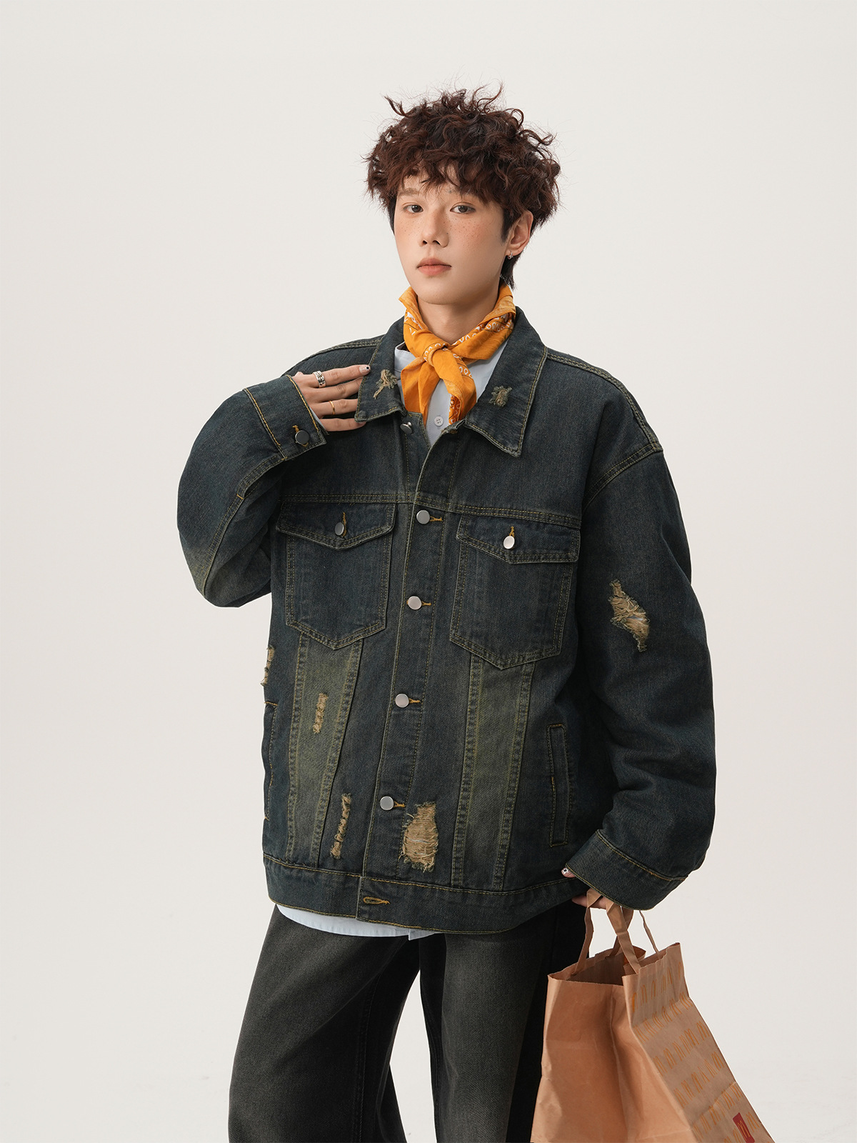 American High Street Ripped De - огляд і ціна Vintage Fashion Jacket