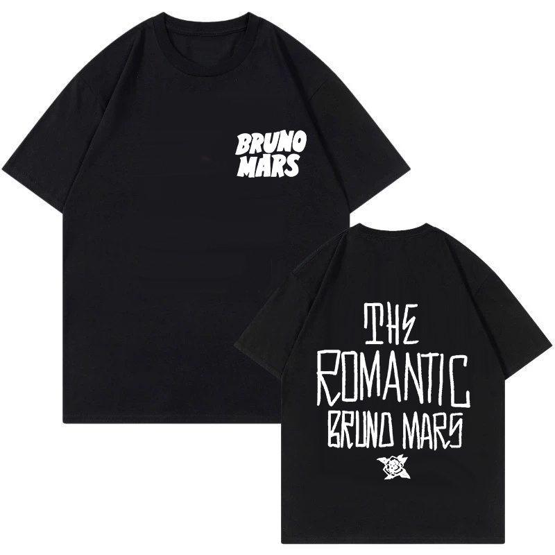 Bruno Mars Print Vintage T-shi - огляд і ціна Vintage Fashion Eu