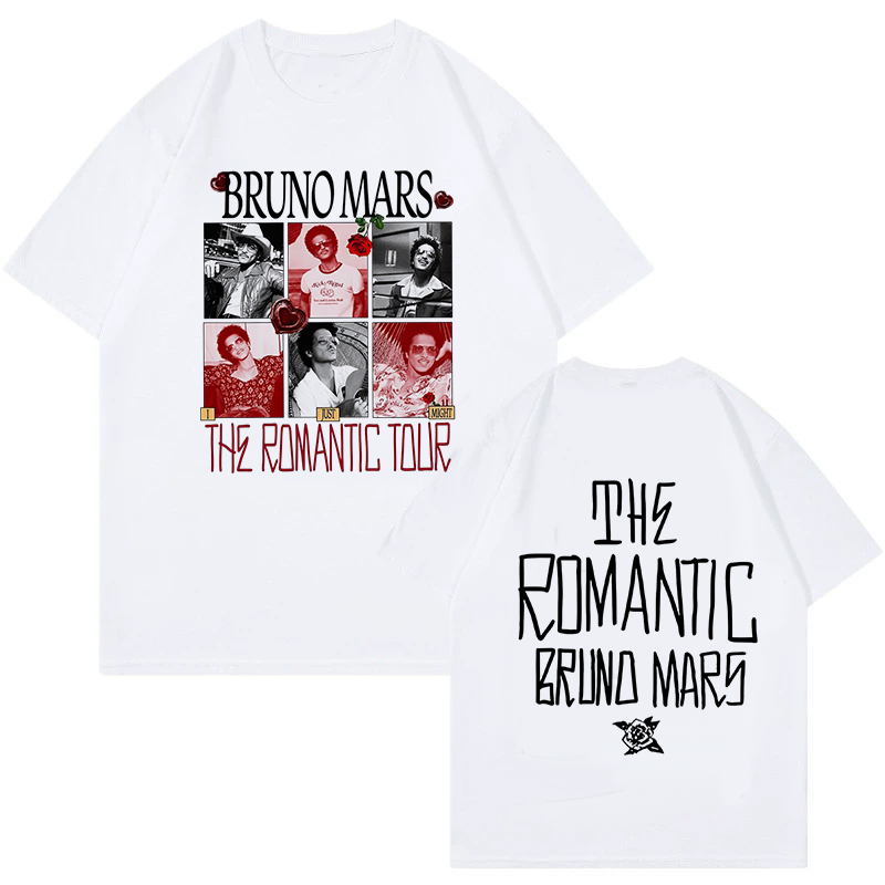 Bruno Mars Print Vintage T-shi - огляд і ціна Vintage Fashion Eu