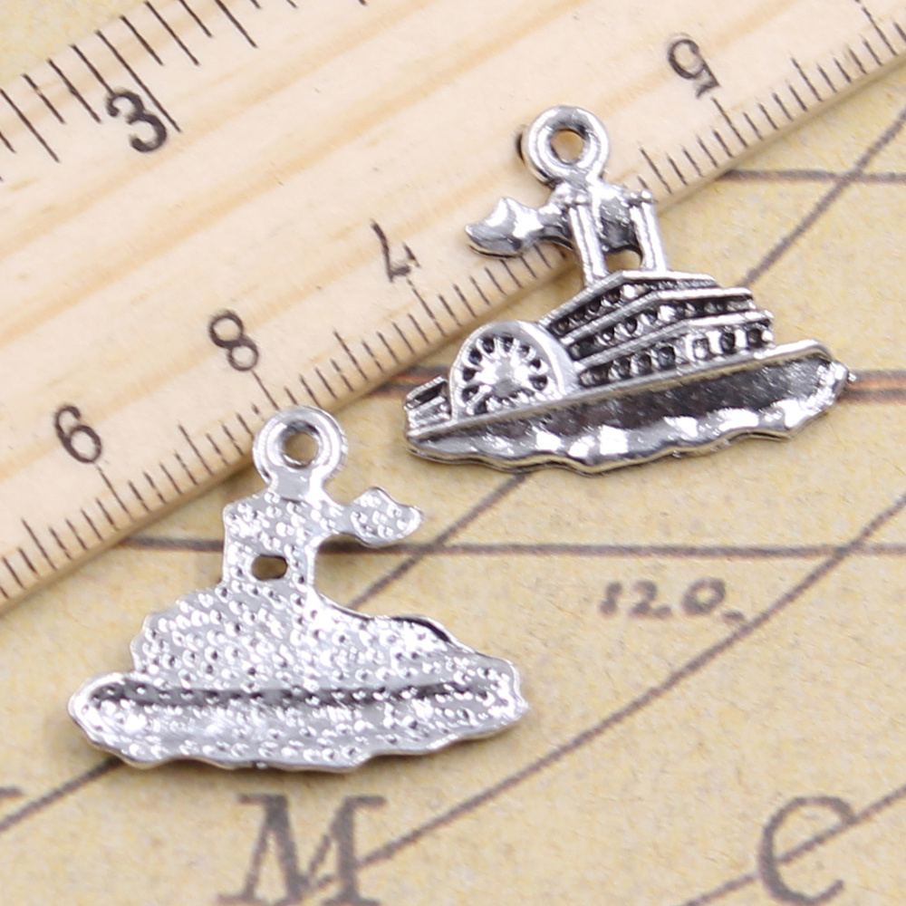 15pcs Charms Speedboat Yacht M - огляд і ціна Vintage Yacht Fashion