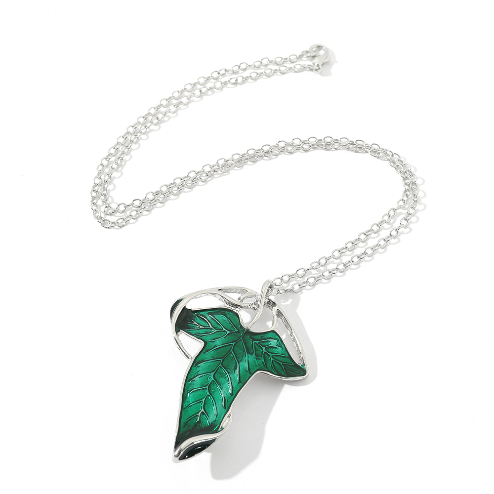 Vintage Green Leaf Pendant Nec - огляд і ціна Vintage Fashion Jewelry Necklaces