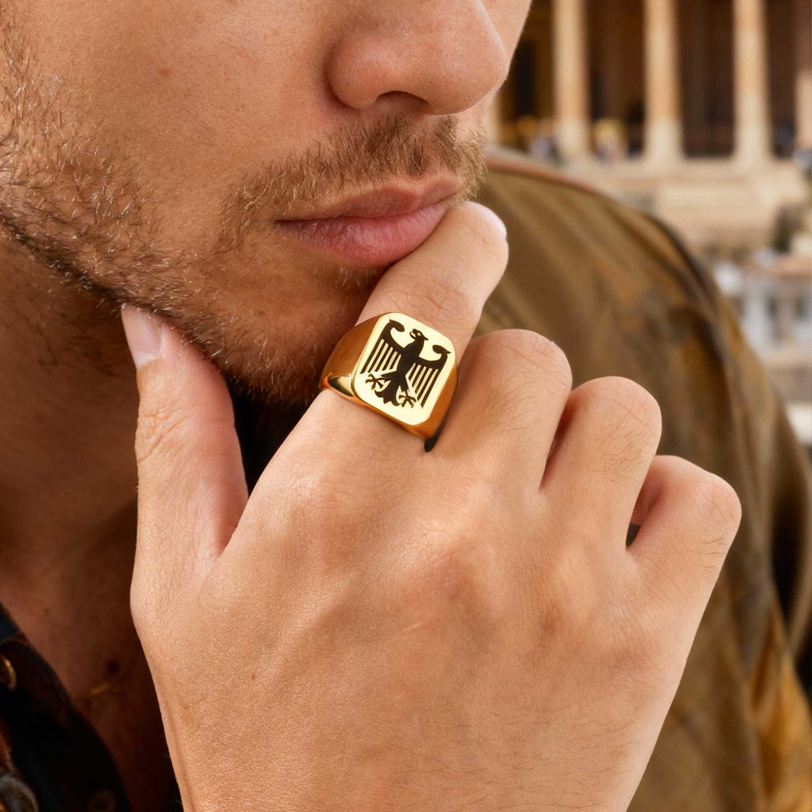 Custom Flying Hawk Eagle Ring  - огляд і ціна Vintage Fashion Ads