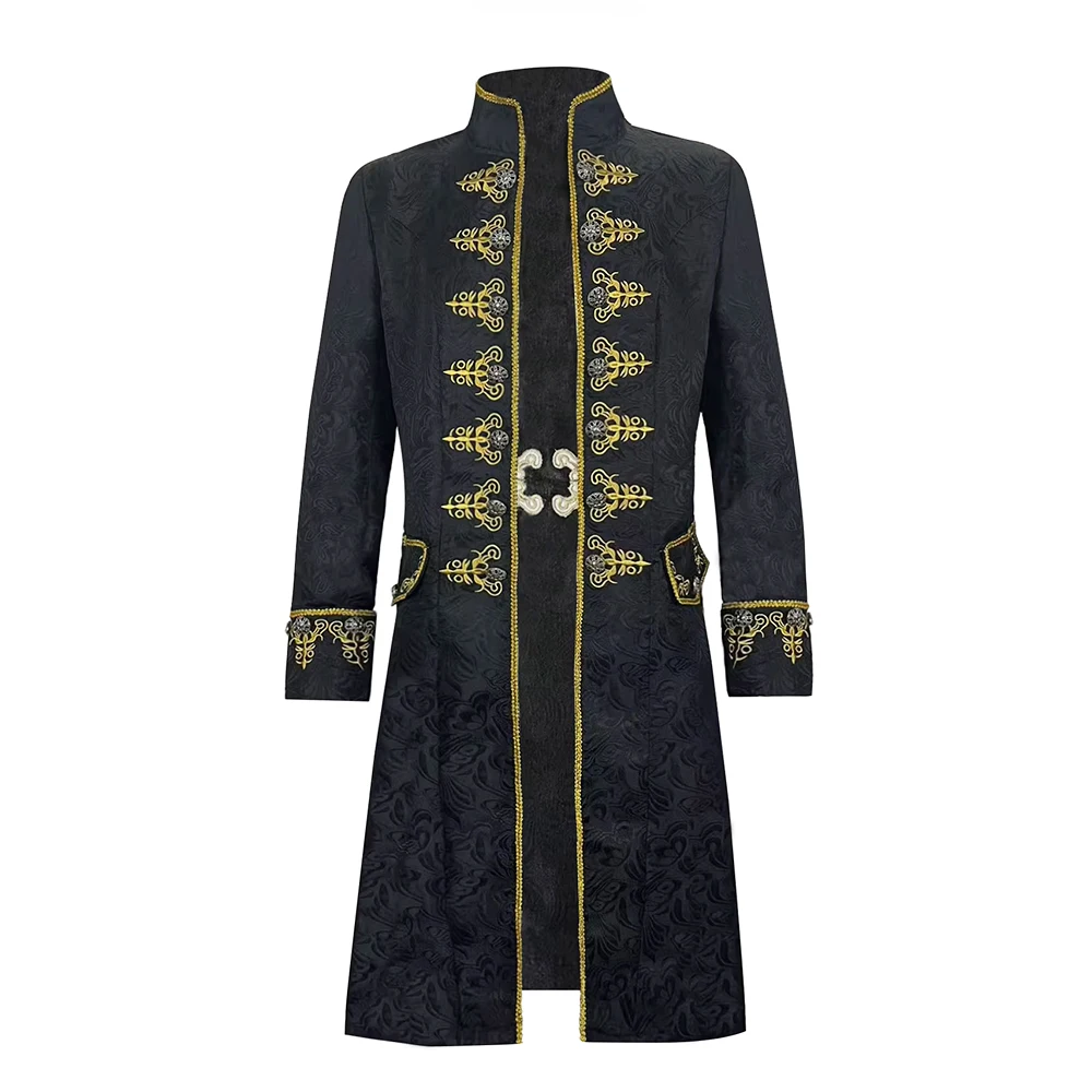Pirate Cosplay Costumes Men's  - огляд і ціна Vintage Fashion Jacket
