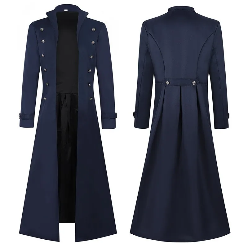 Medieval Men's Pirate Costume  - огляд і ціна Vintage Fashion Jacket