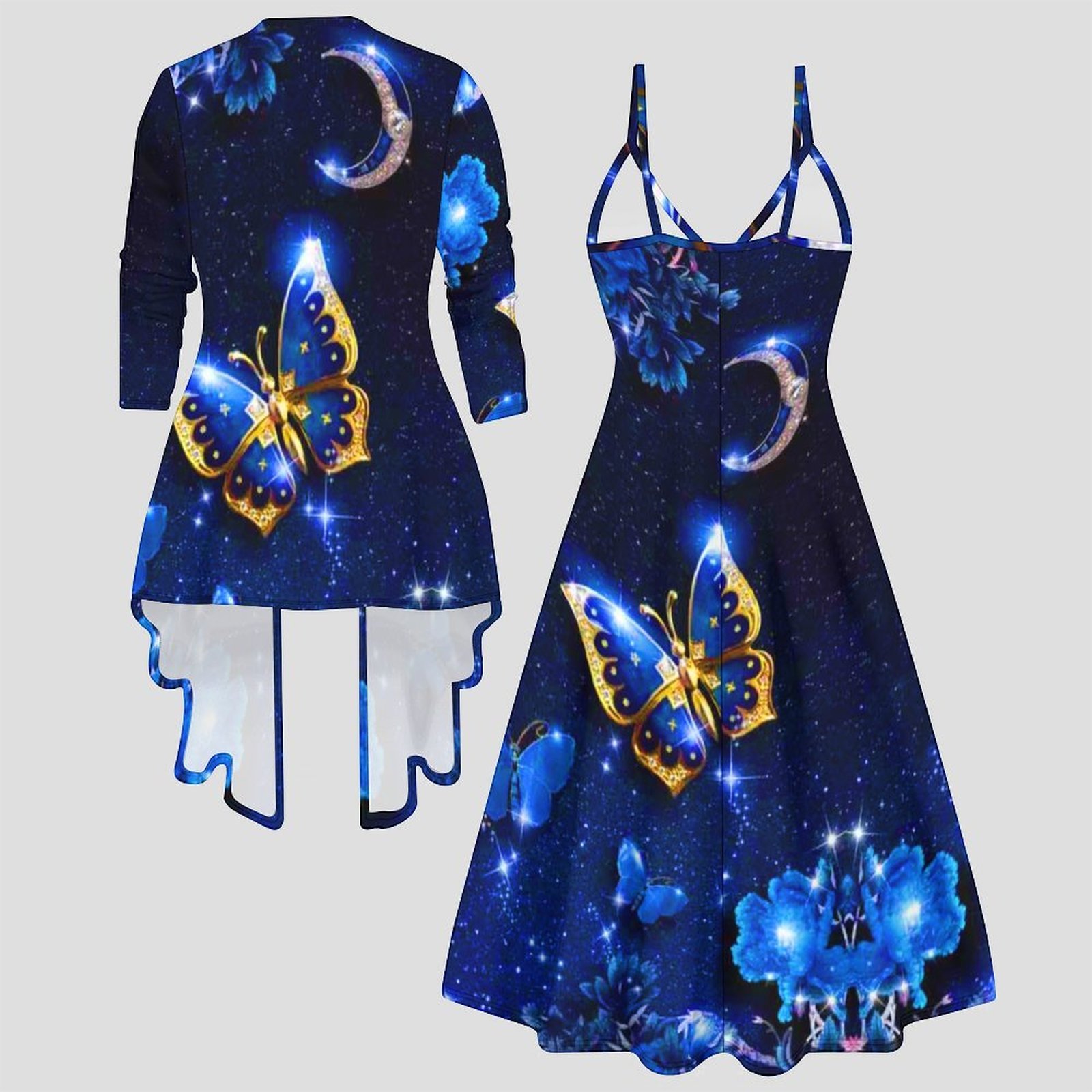Vintage Print Two Piece Matchi - огляд і ціна Vintage Fashion Wear