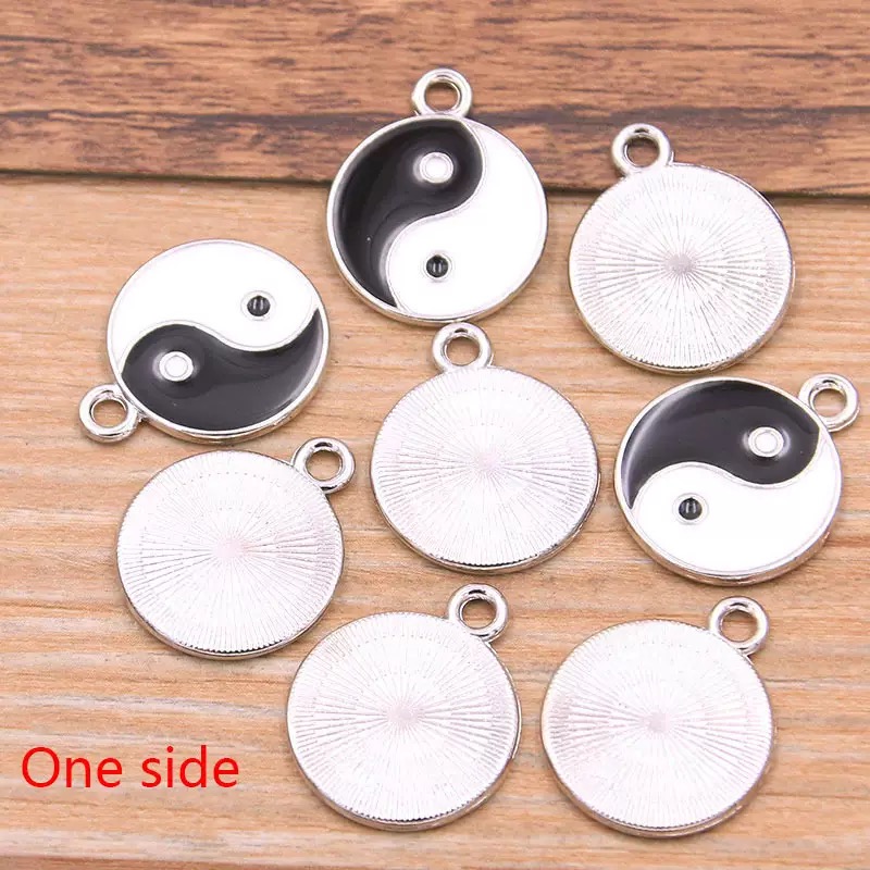 10/20pcs Alloy Tai Chi Charms  - огляд і ціна Vintage Fashion Jewelry Necklaces