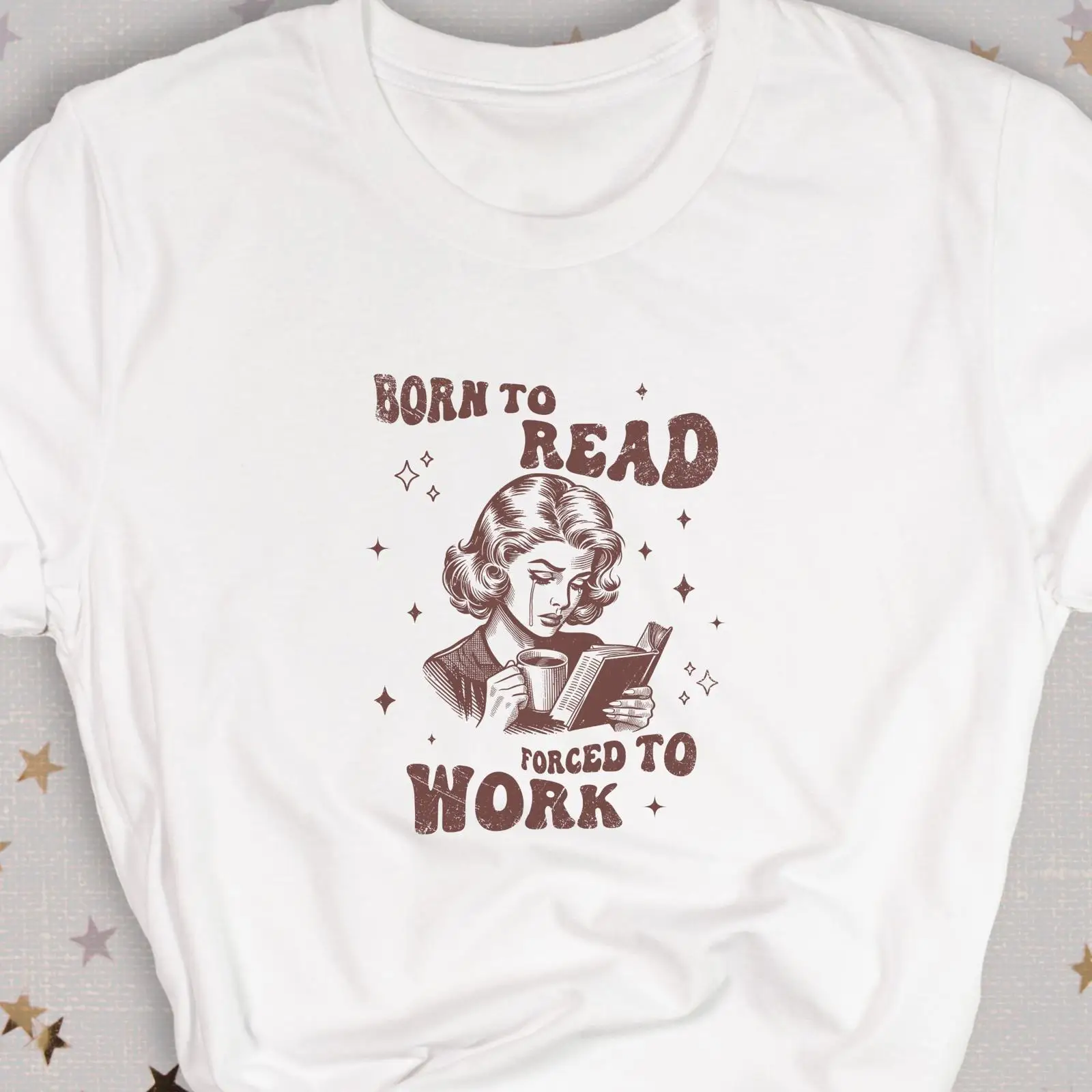 Born To Read T Shirt Retro Boo - огляд і ціна Vintage Fashion Knitwear Book