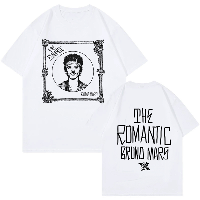 Bruno Mars Print Vintage T-shi - огляд і ціна Vintage Fashion Eu