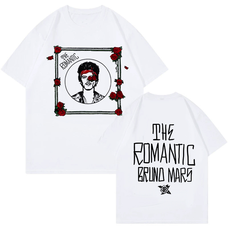 Bruno Mars Print Vintage T-shi - огляд і ціна Vintage Fashion Eu